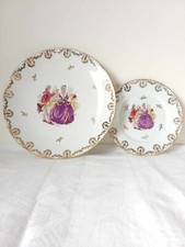 2 Assiettes Porcelaine Impérial CHADELAUD