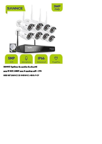 Système sannce cameras - sannce, de