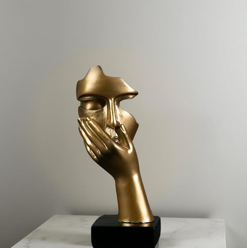 Sculpture décorative visage