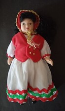 Poupée porcelaine vintage collection poupées du monde N° 16