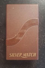 Ancien Briquet SILVER MATCH PARIS Plaqué Or