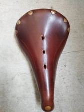 Vélo de route vintage Brooks selle cuir rails titane marron testé