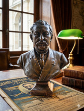 Rare buste bronze - ",