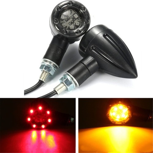Led moto amber rouge - +,