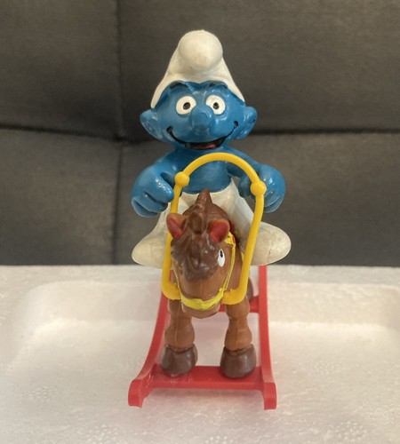 Schtroumpf cheval bascule - schtroumpf,
