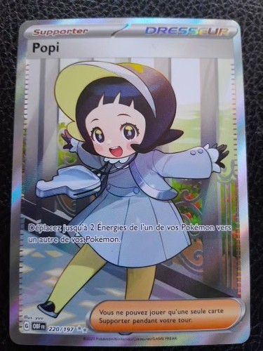 Carte pokémon popi 220 - pokémon, ev