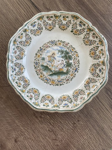 Ancienne assiette faience - en,