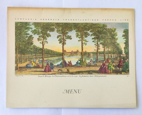 Menu paquebot liberté mai - libertÉ,