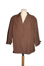 VESTE TAILLEUR FEMME  °°°  BLEU BONHEUR   °°° TAILLE 50. PARFAIT ETAT