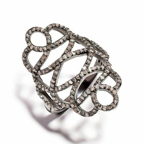 Diamant pavé créateur bague - pavé,