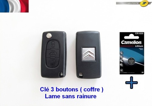 Clé télécommande citroën - clé,