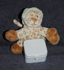 ?Doudou Leopard NOUKIES NOUKIE'S Leo Mini Peluche 9  Cm Boite Musical