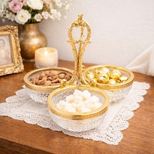 Serviteur à 3 coupelles en