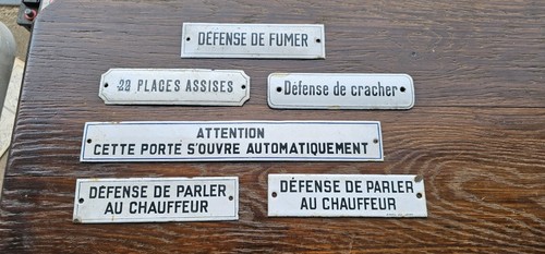 Lot petites plaques - de,