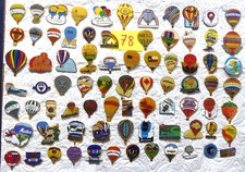Lot de pin's Ballon , Montgolfières diverses . .          -15-