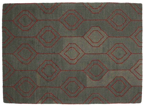 Tapis laine fait - tapis, main