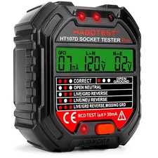 Testeur de Prise 90-250V Testeur de Circuit Electrique Courant Automatique Dé...