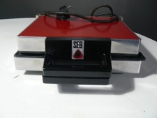 MAGNIFIQUE GRILL VINTAGE SEB CROQUE MONSIEUR GAUFFRE ROUGE