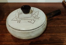 Grande cassolette de Juliette Derel à Vallauris v 1950. Capron, Rivier, Madoura