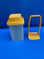 🌟TUPPERWARE Pot à Cornichon Boîte Condiments Hermétique Vert Vintage Ancien TBE