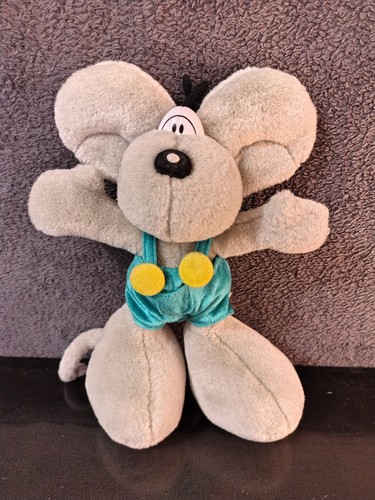 Peluche diddl gris salopette - peluche,