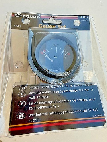 Manomètre pression huile - pression, d’huile