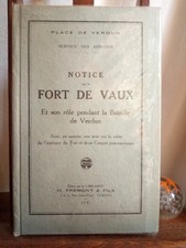 1932 - NOTICE sur le FORT de