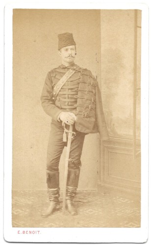 Photo cdv officier - photo,