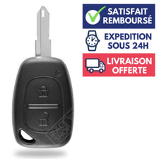 Coque de Clé Télécommande pour Plip  RENAULT Kangoo Trafic Opel Master Vivaro 