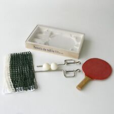 Ancien jeu vintage TENNIS DE TABLE - Boite coffret cadeau avec raquette et filet