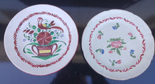2 assiettes faïence de l'est