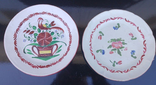 Assiettes faïence l est - faïence, l'est