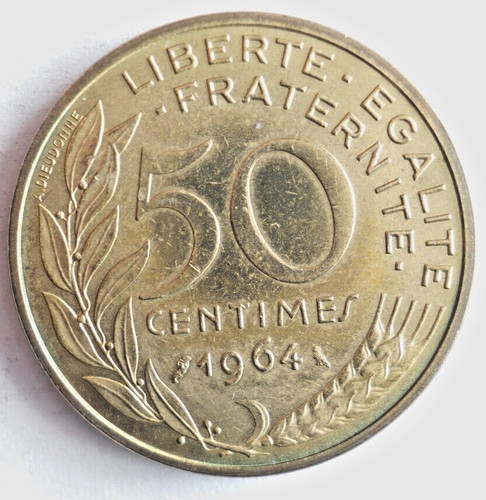 1964 france centimes - 50,