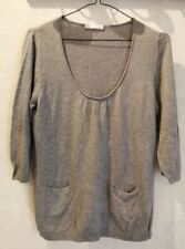 Pull gris coton encolure large T38 Promod (1909038)