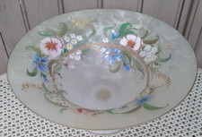 Grande Coupe en verre peinte à la main, Florence /Italie