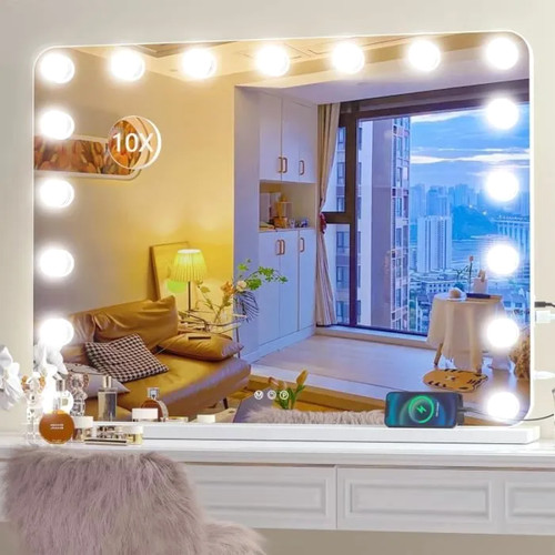 Miroir coiffeuse hollywood - miroir,
