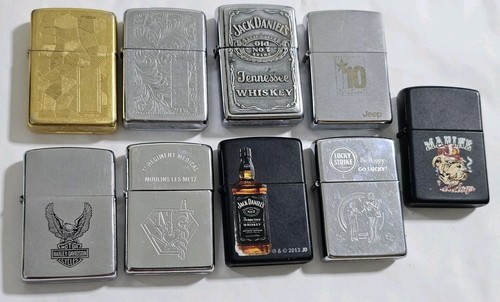 Lot briquet zippo pour - de, 9