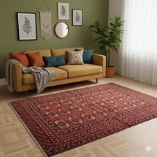Tapis Boukhara Ancien Laine