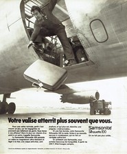  publicité Advertising 0722 1973  Samsonite 1000  bagage valise