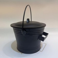 Seau à cendres avec poignée, multifonctionnel et robuste, pour foyers