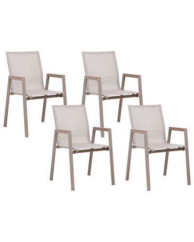 Ensemble chaises jardin 4 - chaises,