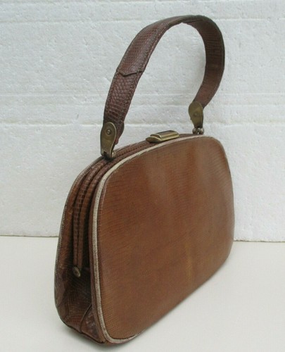 Sac ancien cuir genre - ancien,