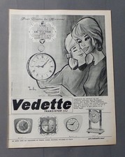 PUB PUBLICITE ANCIENNE ADVERT CLIPPING 310817 / PENDULE TRANSISTOR VEDETTE