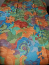 ANCIEN NAPPE TABLE VINTAGE TOILE BOUSSAC PIÈCE TISSUS COUTURE DÉCORATION COUSSIN