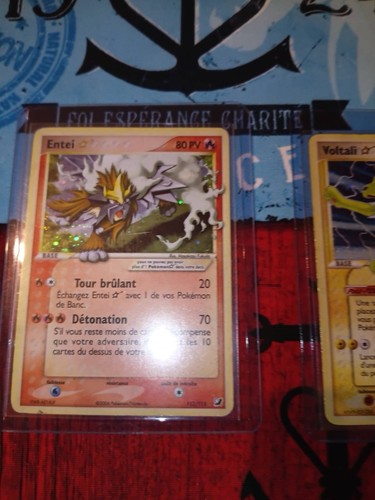 Carte pokémon entei - carte, 113/115