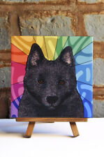 Schipperke Ceramic Coaster