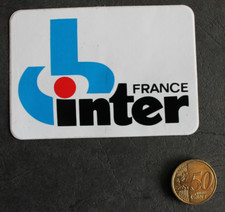 Autocollant / Sticker - Radio France Inter