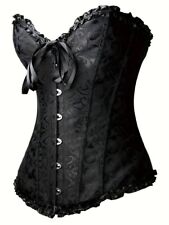 Corset à lacets en Jacquard vintage, bustier,gaine de corps ,lingerie sexy femme