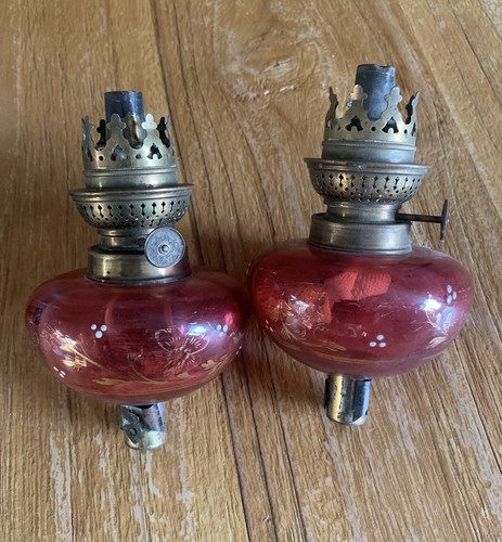 Paire lampes petrole de - paire, a