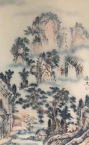 P1655 tableau japonais ancien - p1655,